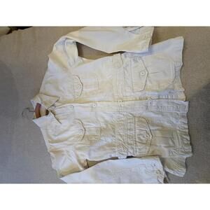 Mason's Woman Rites White Utility Jacket Size 44